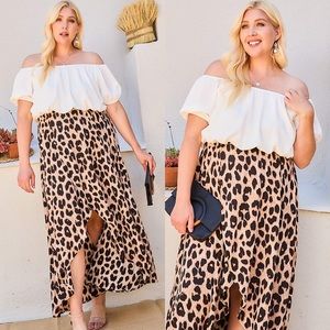 🚨24 HOUR SALE🚨Wild Ways Plus Size Leopard Dress
